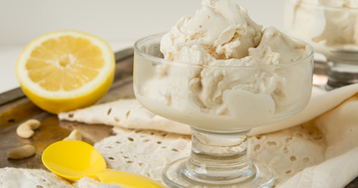 Vegan Lemonade Ice Cream - Healthful Pursuit