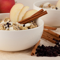 Putting leftover grains to work: 3 minute Breakfast Bowl