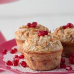 Grain-free Pomegranate Muffins