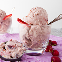 Cherry Chunk Protein Ice Cream