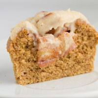 Apple Pie Cupcakes with Cream “Cheese” Frosting