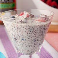 Berries ‘n Cream Chia Pudding