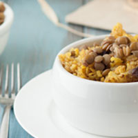 Vegan Masala Basmati Casserole + Exclusive Facebook Contests and Recipes