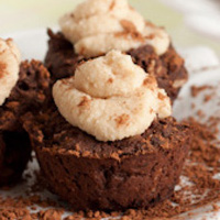 Two-Bite Black Bean Fudge Cupcakes