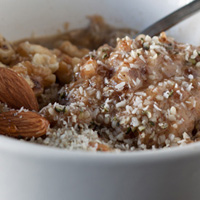 Apple Buckwheat and Date Syrup