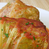 Bison and Elk Cabbage Rolls