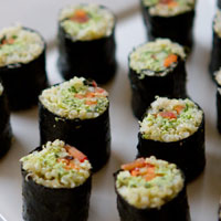 Vegan California Rolls with Edamame Pâté