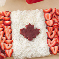 Canada Day Dessert Pizza
