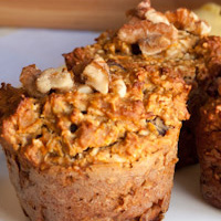 Carrot Raisin Nut Muffins