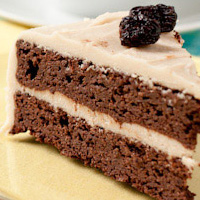 Rich Chocolate Quinoa Cake with Vanilla Buttercream Frosting
