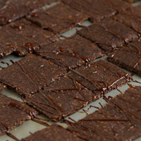 Grain-free Chocolate Dessert Crackers