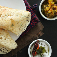 Rice Flour Crepes with Vegan Richa