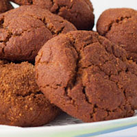 Gluten-free + Vegan Gingersnap Cookies
