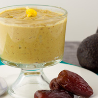 4 Ingredient Raw Lemon Pudding