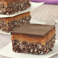 Raw + Vegan Nanaimo Bars