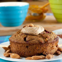 Pumpkin Raspberry Buckwheat Bake