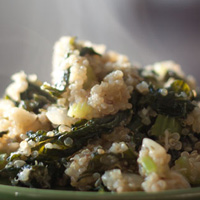 Quinoa and Kale Pilaf
