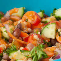 Quinoa Salad with Smokey Bear Dressing