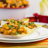 Roasted Red Pepper Bean Salad