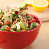 Dijon Herb Salmon Salad + Behind the Lens