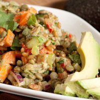 Refreshing Cilantro Lime Spelt Berry Salad