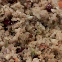 Apple rice stuffing