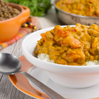 Kabocha Squash Lentil Curry