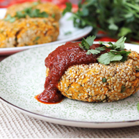 Power Posse: Vegan Sweet Potato Falafel Cakes