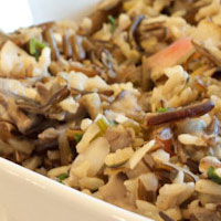 Gluten-free Wild Rice and Mushroom Stuffing