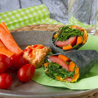 Vegan Cheese and Veggie Wraps