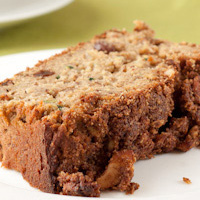 Zucchini Apple Spice Loaf with Cinnamon Sugar Topping