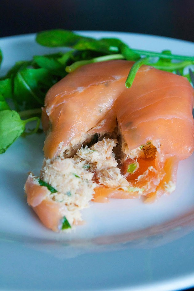 Smoked Salmon Parcels
