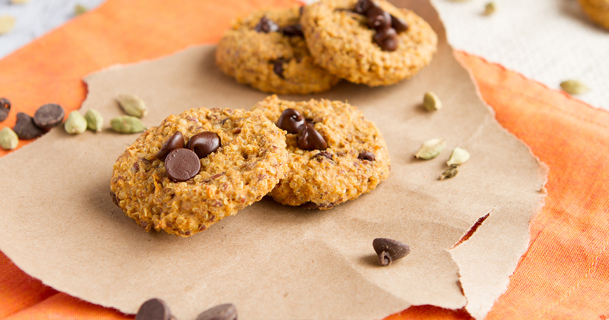 Quinoa Sweet Potato POW! Breakfast Cookies - Healthful Pursuit