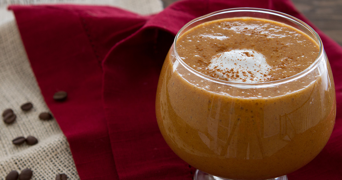 Pumpkin Spice Latte Smoothie - Healthful Pursuit