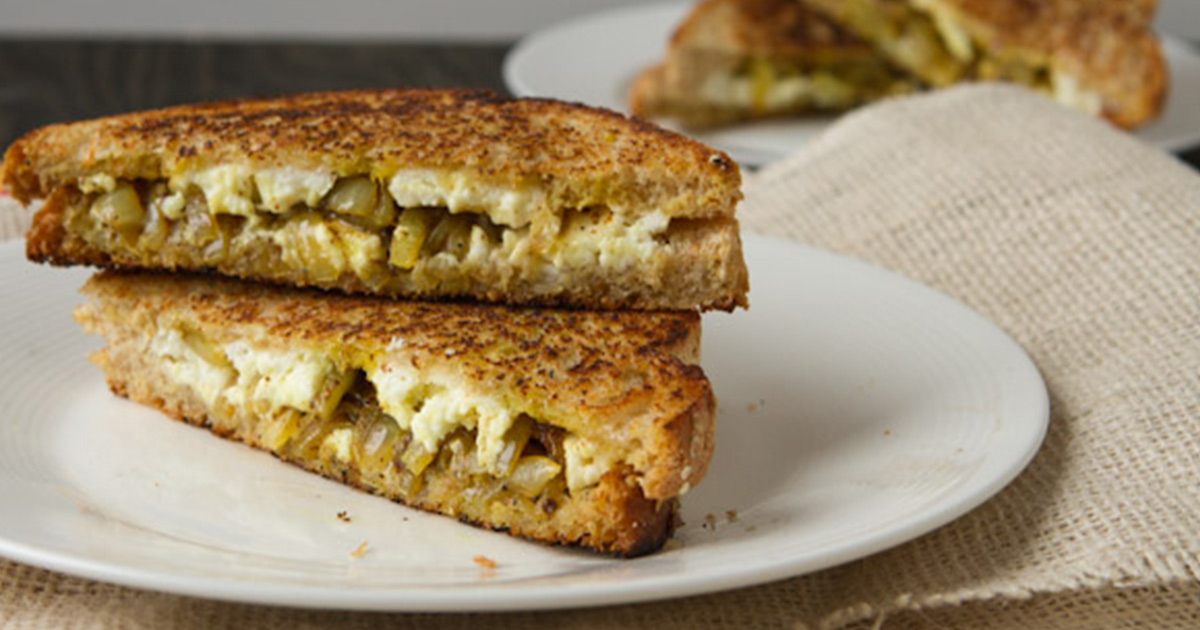 Curried Grilled Cheese - Healthful Pursuit