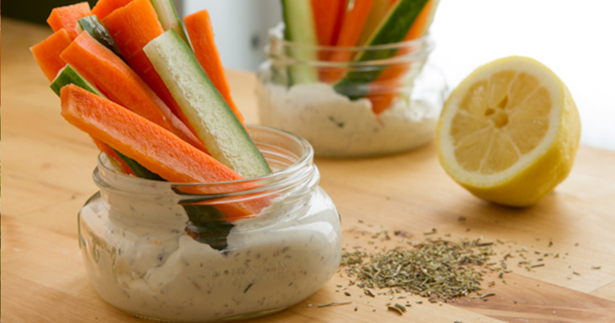 Mediterranean Veggie Dip - Healthful Pursuit