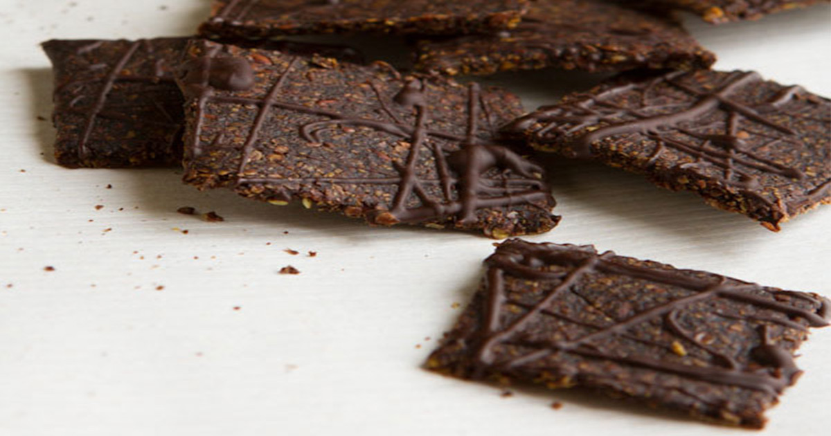 Grain-free Chocolate Dessert Crackers - Healthful Pursuit