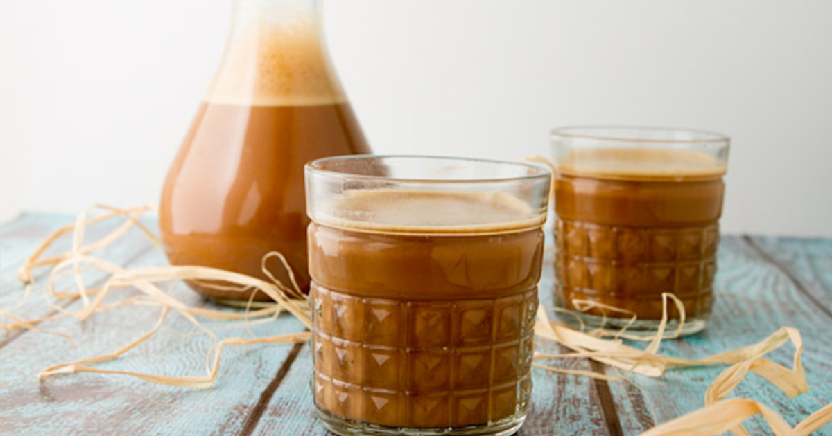 Sweet Potato Chocolate Milk - Healthful Pursuit
