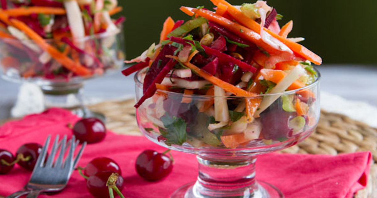 Deluxe Cherry and Fennel Salad - Healthful Pursuit