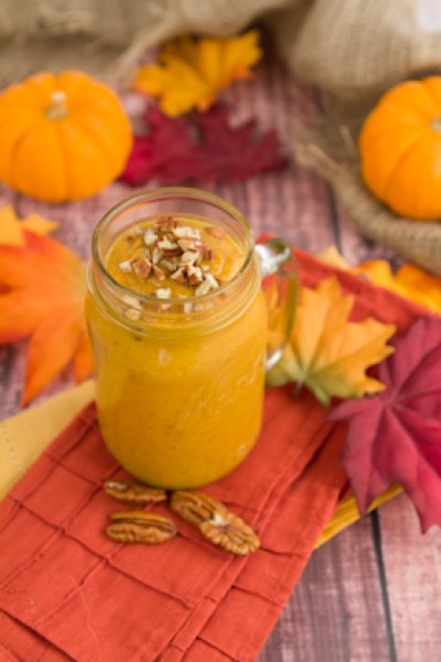 Pumpkin orange cream smoothie 