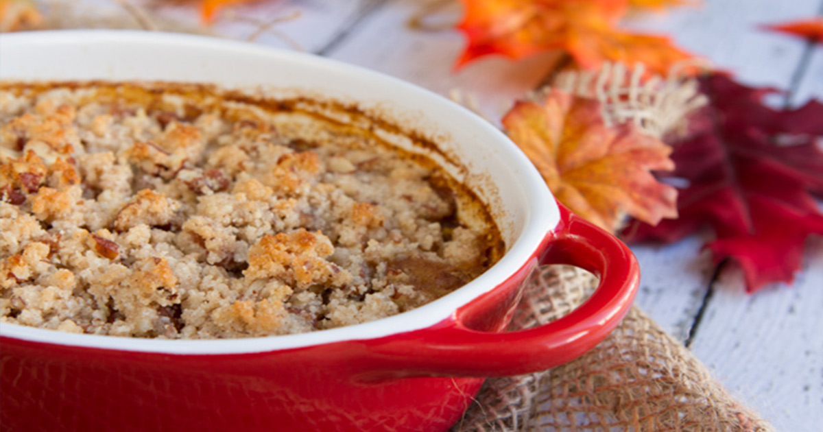 Pumpkin Spice Latte Quinoa Breakfast Casserole - Healthful Pursuit