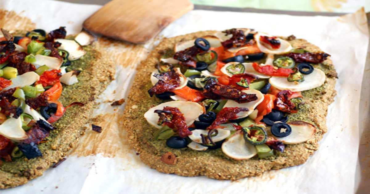 Grain-Free, Bean-Free, Vegan Pizza Crust - Healthful Pursuit