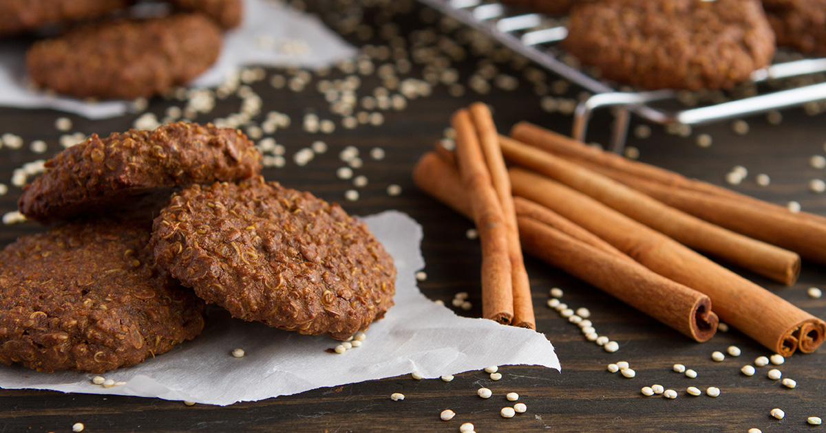 Vegan Gingerbread Quinoa Cookies Healthful Pursuit