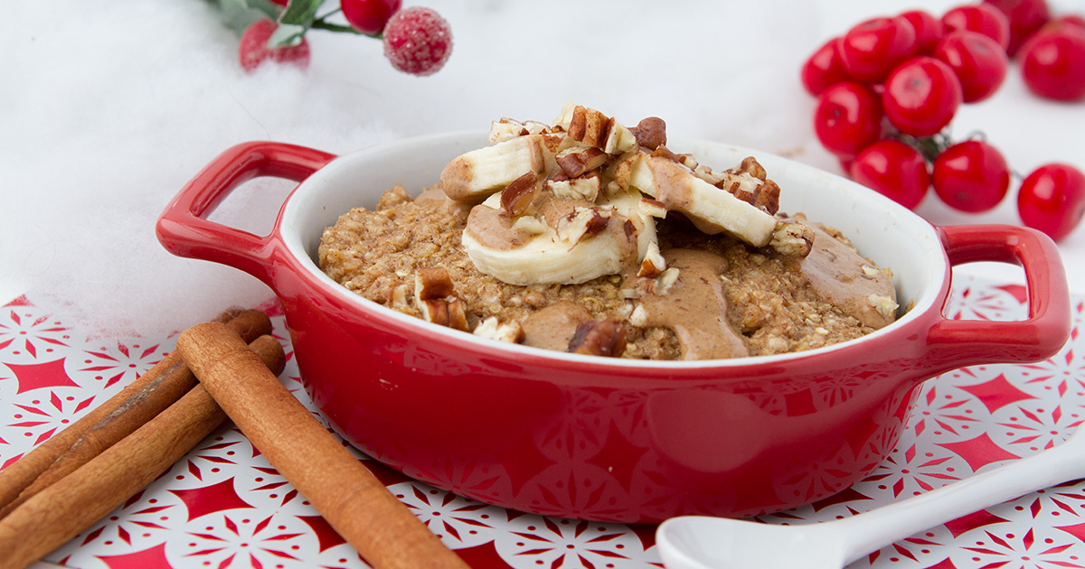 Vegan Eggnog Quinoa Flake Bake Healthful Pursuit