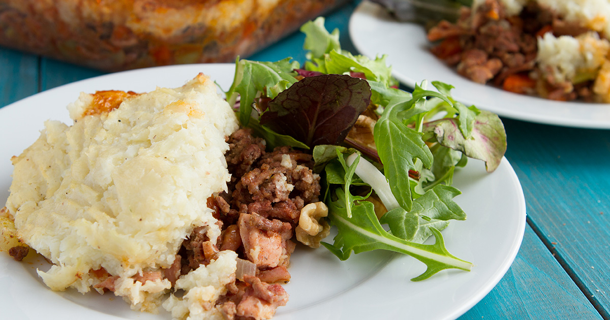 Paleo Bacon Shepherd’s Pie - Healthful Pursuit