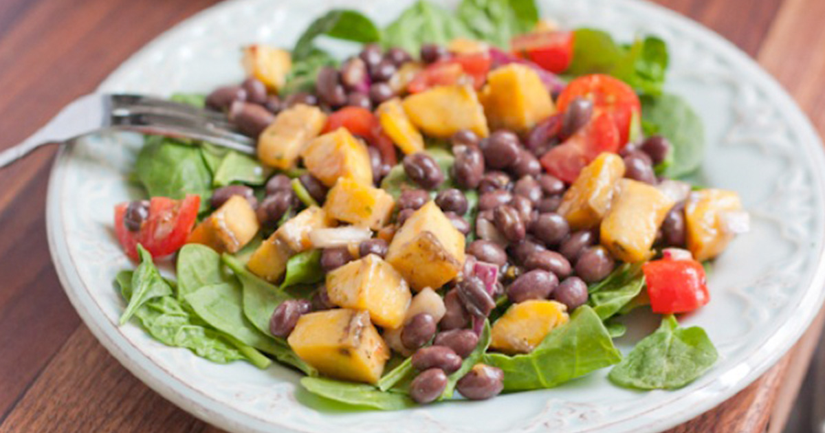 Plantain Bean Salad - Healthful Pursuit