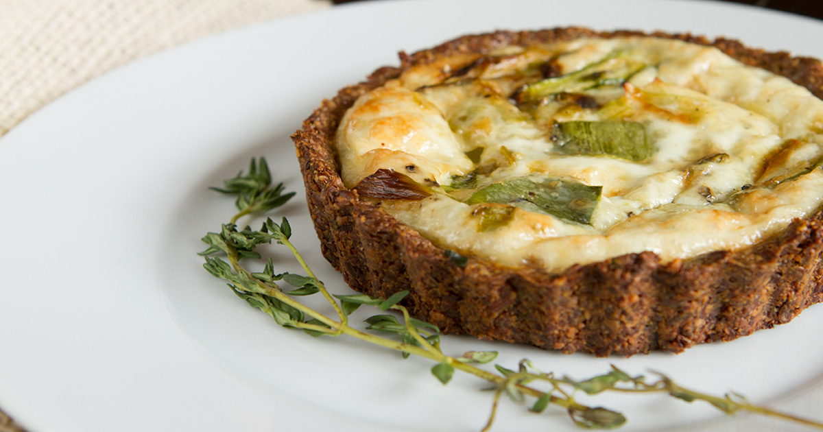 Quiche with Nutfree + Grainfree Crust Healthful Pursuit