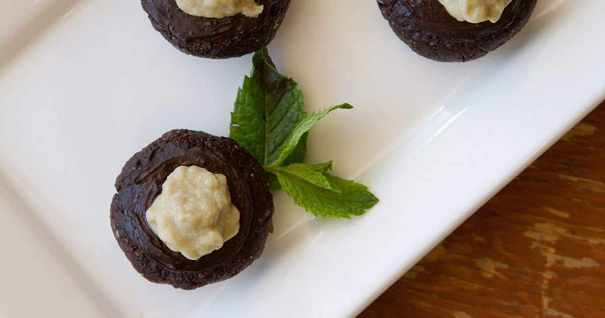 No-bake Frosted Brownies with Avocado Mousse - Healthful Pursuit