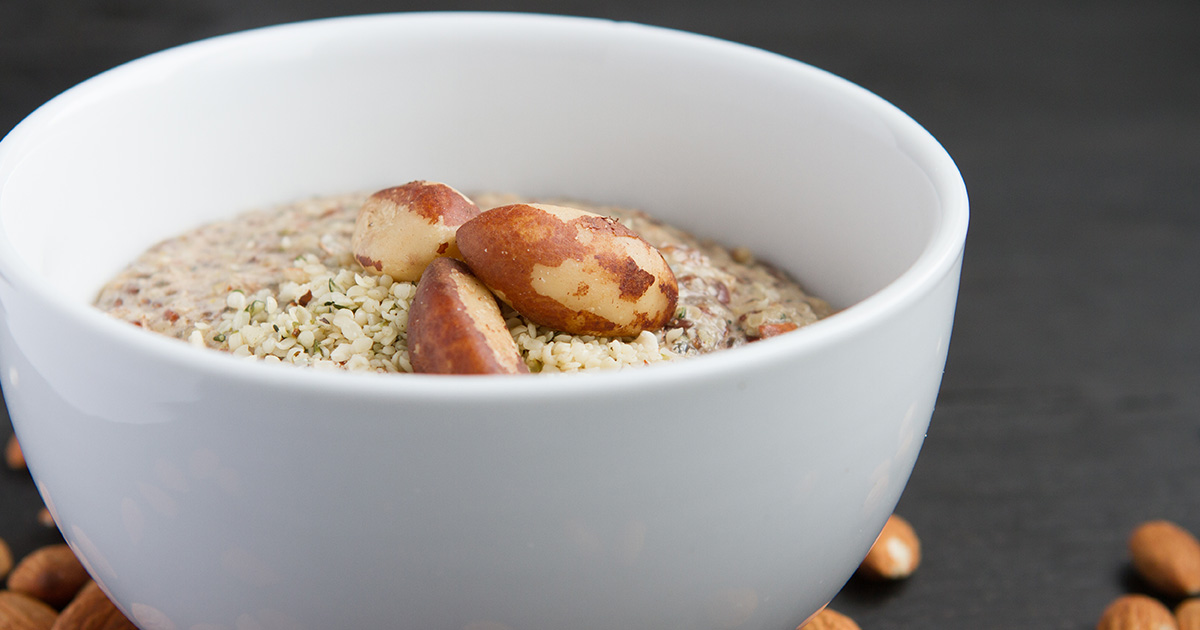 Grainfree Hemp Heart Porridge Healthful Pursuit