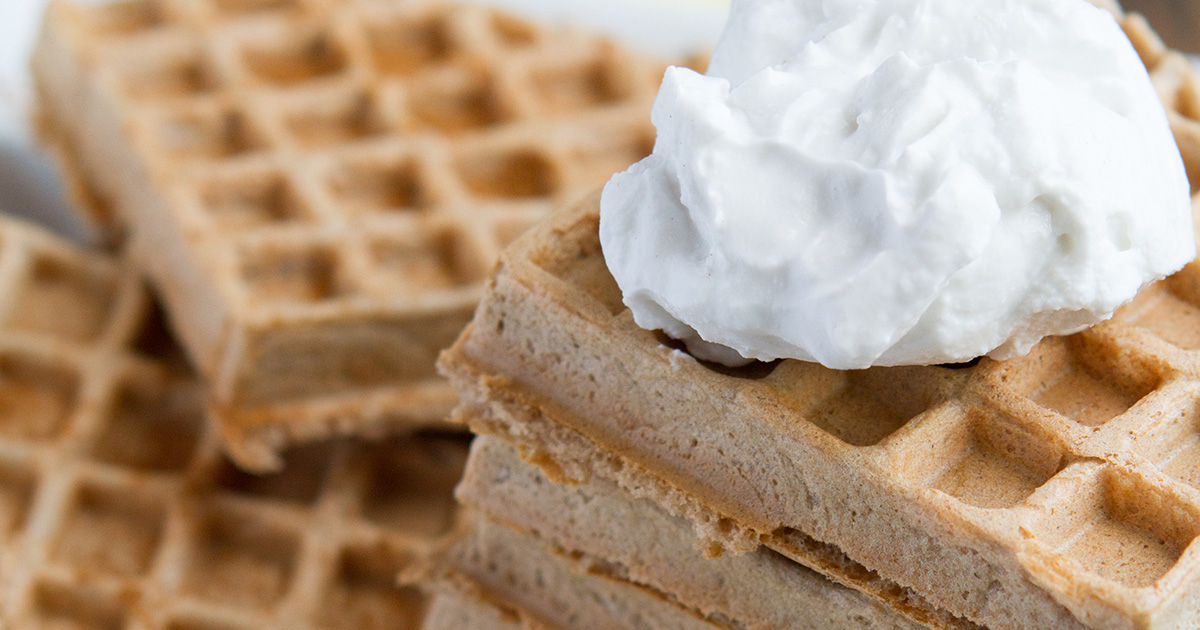 Banana Flour Waffles - Healthful Pursuit